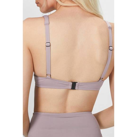 NEW BONDI BORN mattie bikini top in mauve - Picture 2 of 2